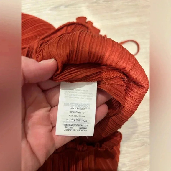 MADEWELL Nicole Ruffle Pleated Tank / Size Small / - Picture 7 of 10